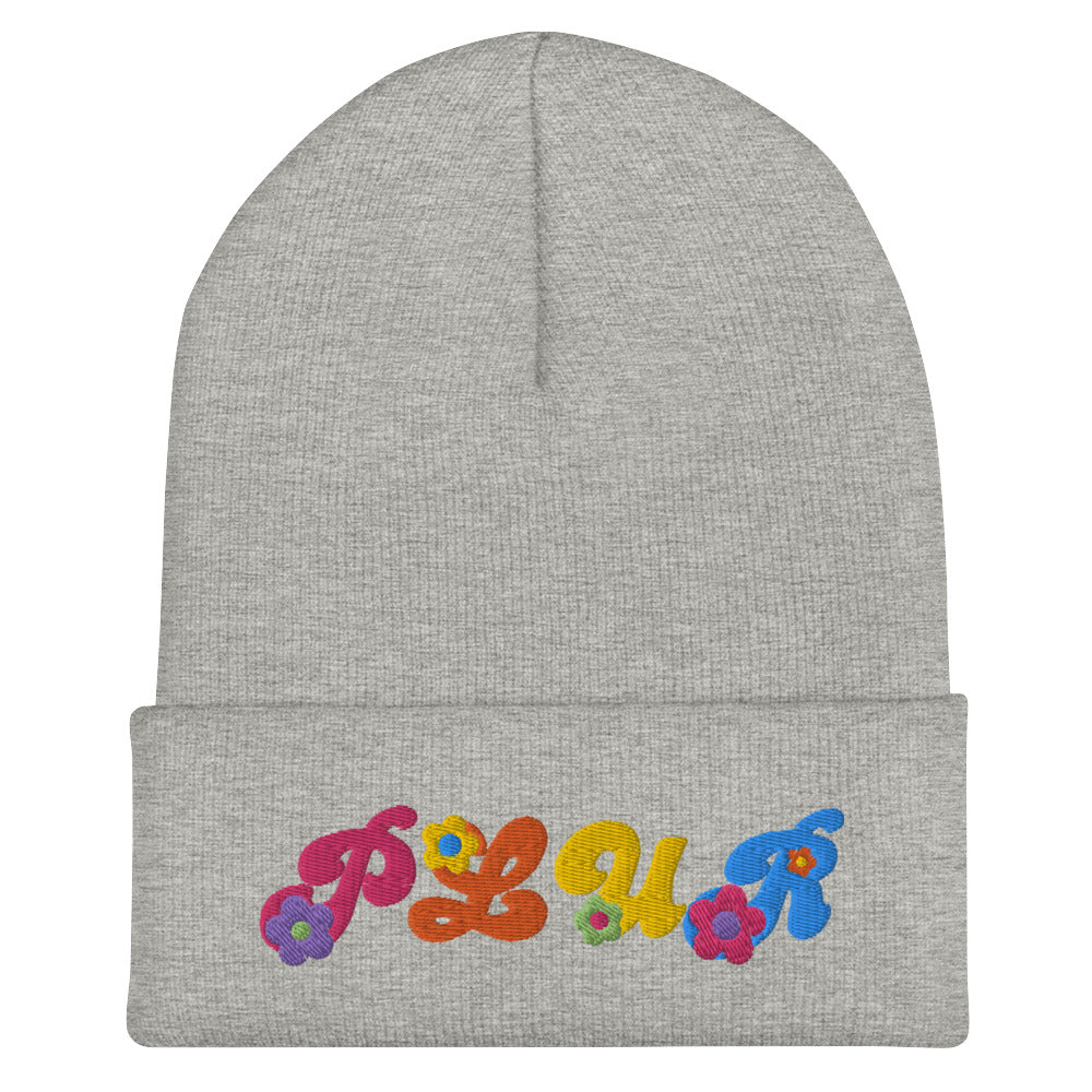PLUR Cuffed Beanie
