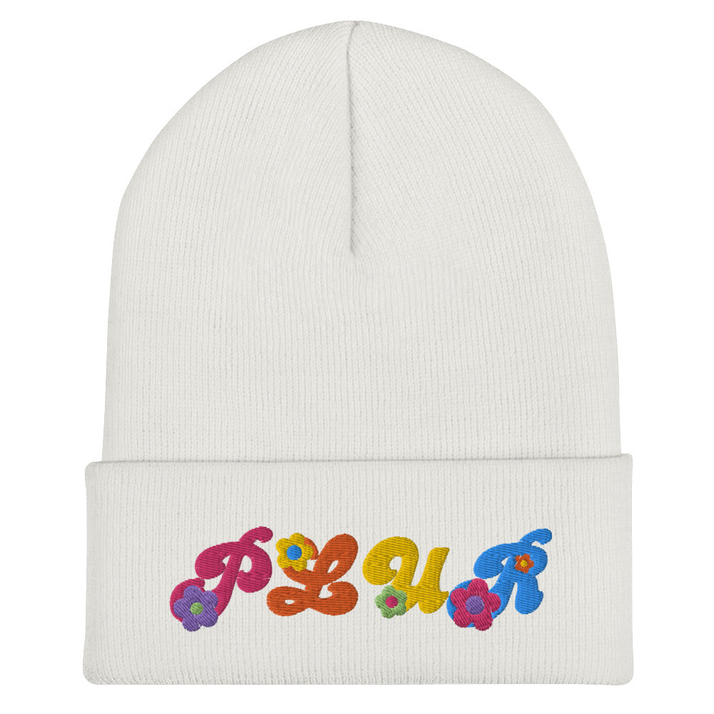 PLUR Cuffed Beanie