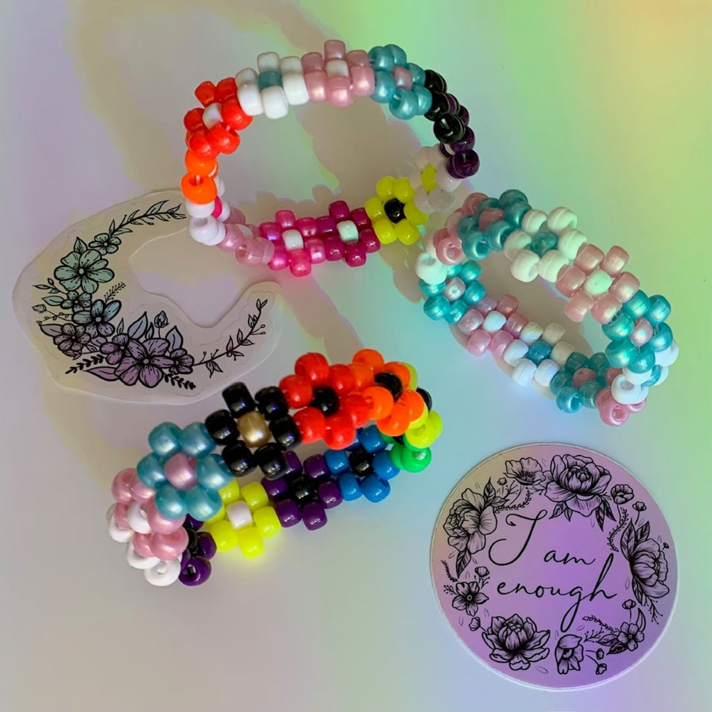 Radiant Trans Joy: Kandi & Sticker Bundle