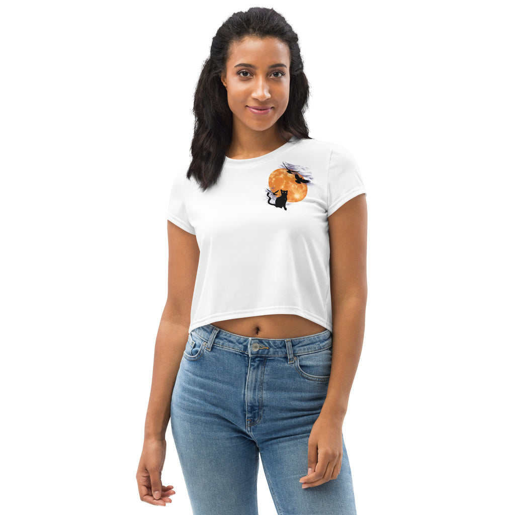 Spooky Luna Crop Top