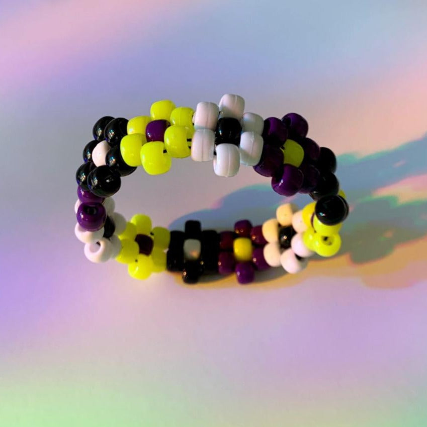 lgbt-enby-flower-kandi-cuff-nonbinary-pride-queer-lgbtqia-love