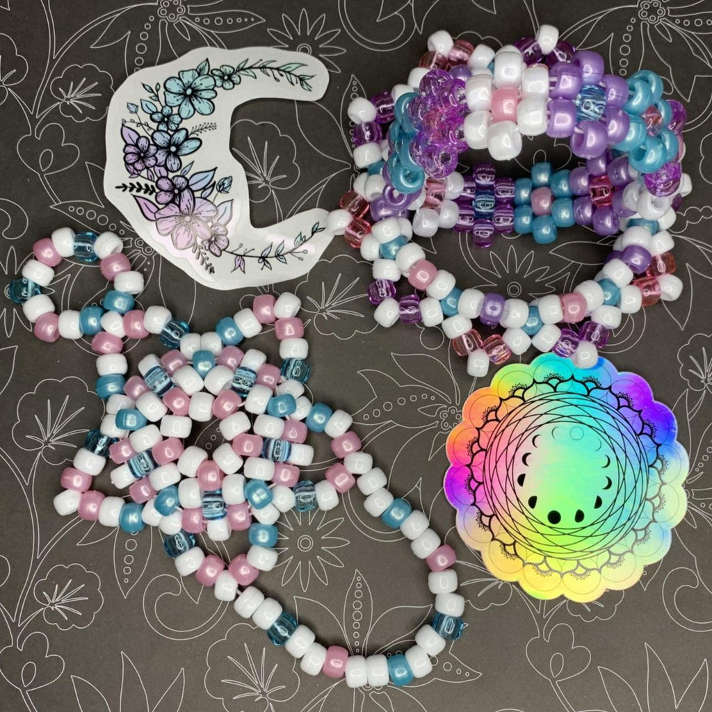 Fairy Frost Kandi & Sticker Bundle