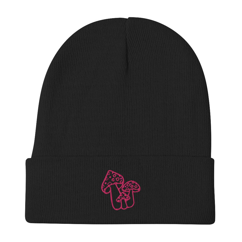 Mush Love Embroidered Beanie