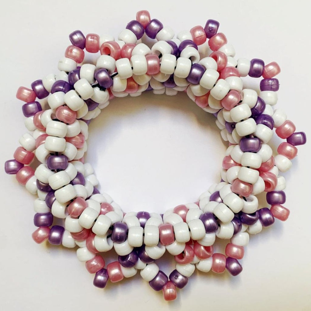 Pastel Pink & Purple Epic Kandi Cuff