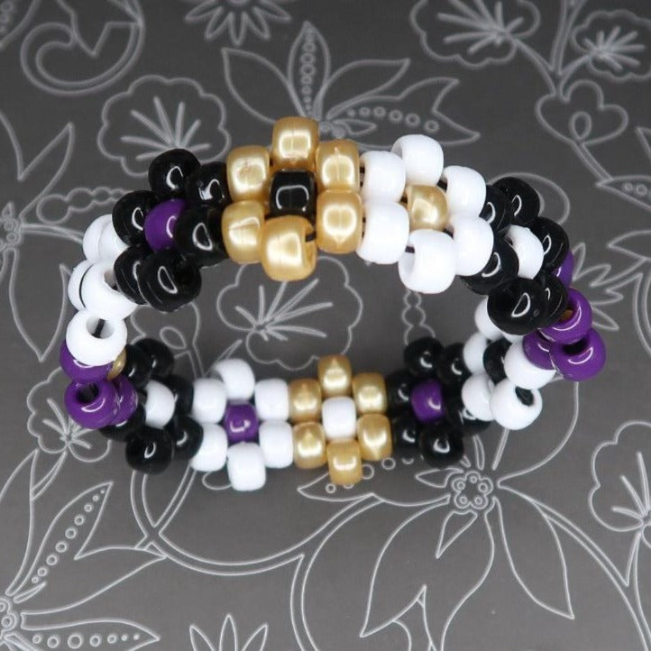 Hocus Pocus Flower Kandi Bracelet