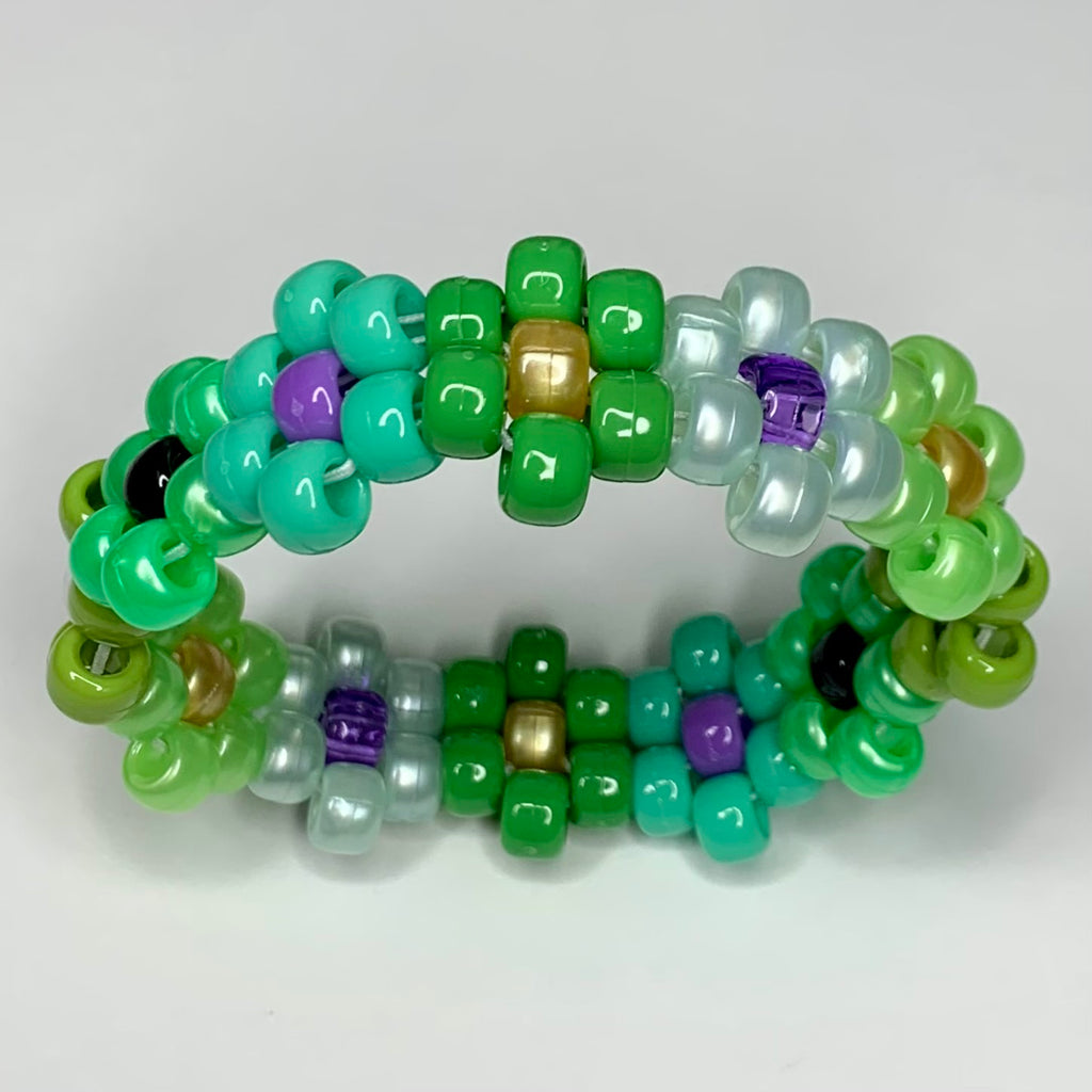 Ganja Goddess Flower Kandi Bracelet