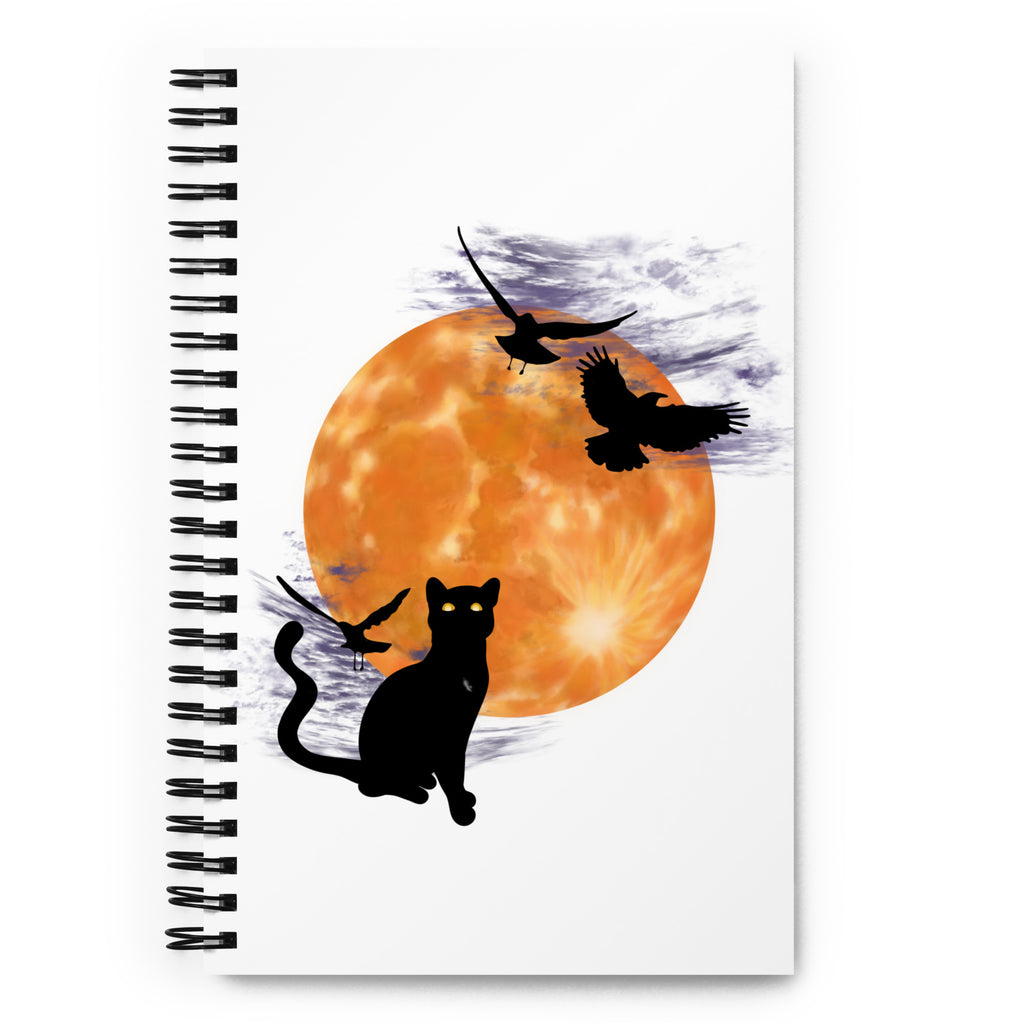 Spooky Luna Spiral Notebook