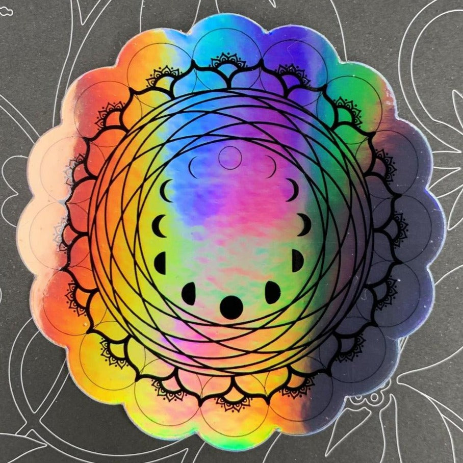 Moon Goddess Holographic Sticker