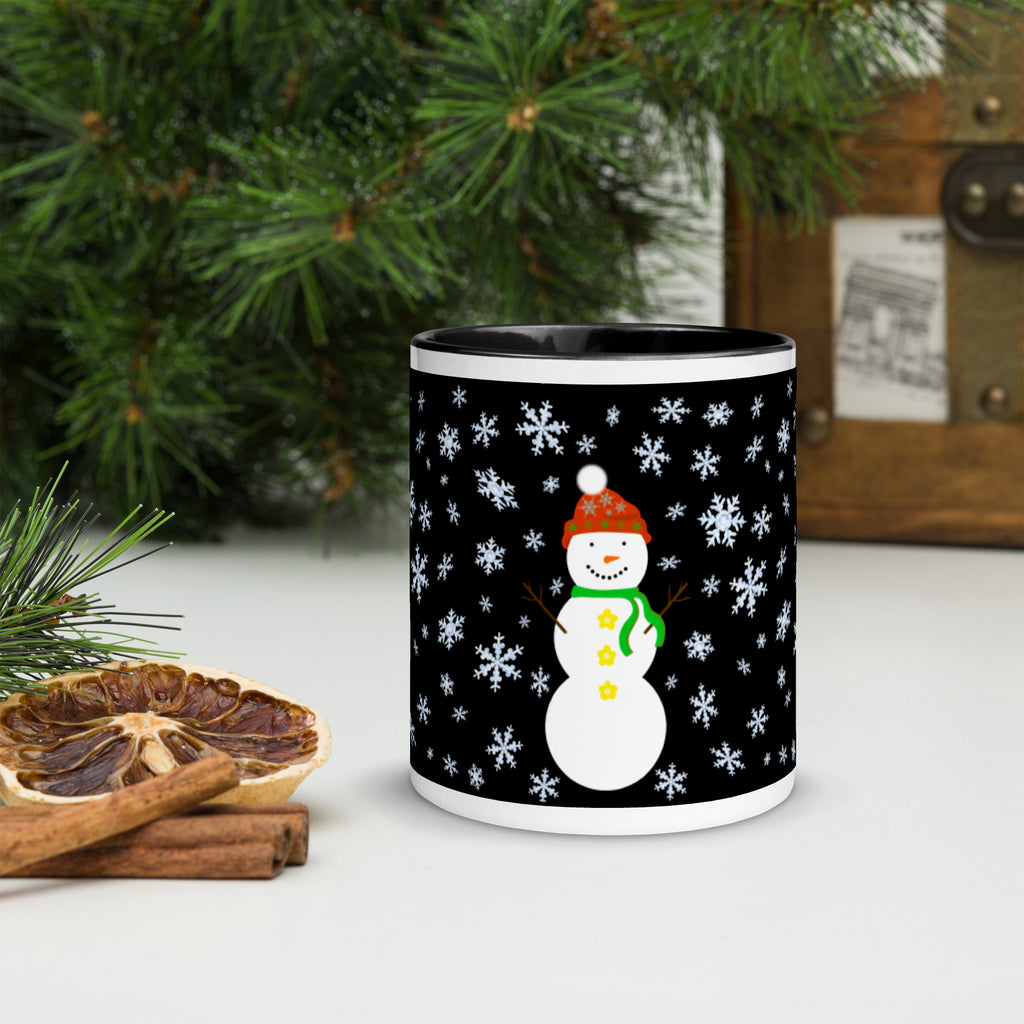 Snowman Mug with Color Inside