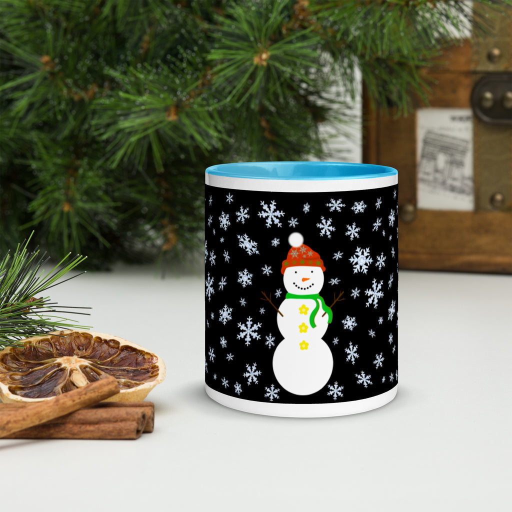 Snowman Mug with Color Inside