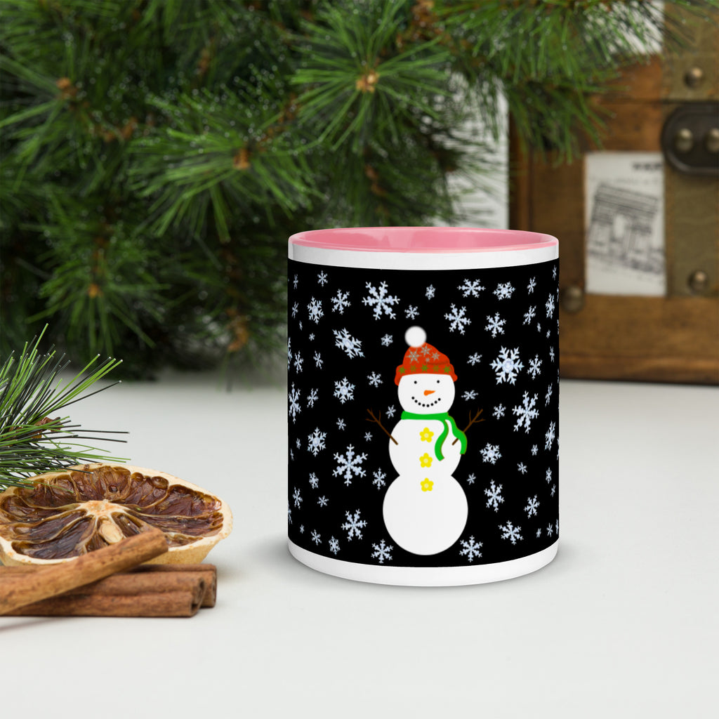 Snowman Mug with Color Inside