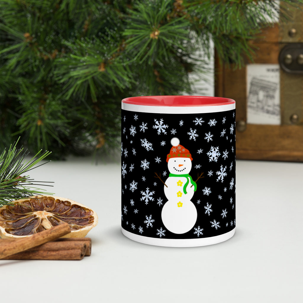 Snowman Mug with Color Inside